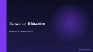 IPTV schwarzer Bildschirm 2026 Ursachen und schnelle Lösungen Übersicht